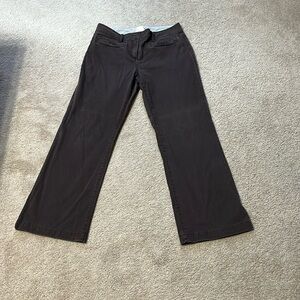 Tommy Hilfiger, women’s cotton pants, brown, size 10.